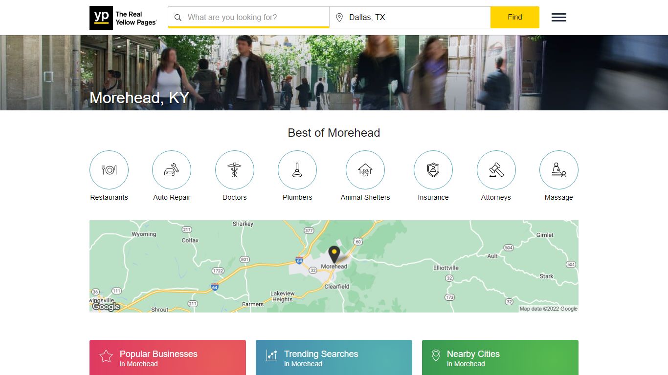 The Real Yellow Pages® - Morehead, KY Directory - YP.com